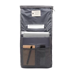 Mochila Eco Roll Lefrik Gris -Almacenamiento De Viaje 29806