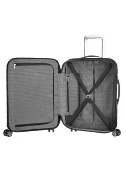 Maleta Cabina 55 Cm 4 R Exp Samsonite Flux Negro -Almacenamiento De Viaje 30228