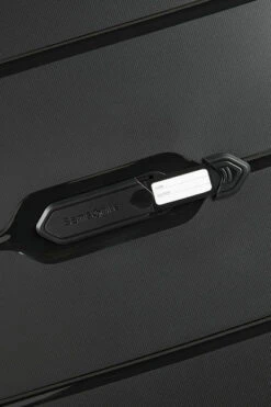 Maleta Grande 75 Cm 4 R Exp Samsonite Flux Negro -Almacenamiento De Viaje 30230