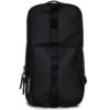 Mochila Rains Trail Rucksack Negro -Almacenamiento De Viaje 30340