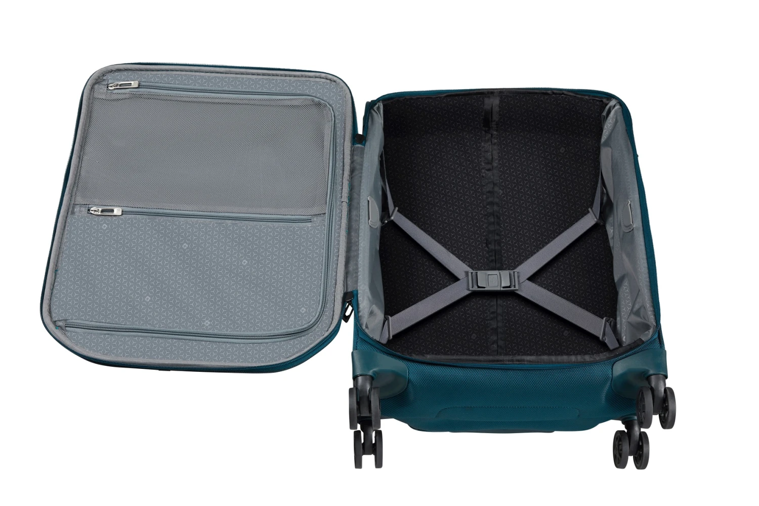 Maleta Cabina 55 Cm 4R Strict Samsonite Respark Petrol Print 6 Maleta Cabina 55 Cm 4R Strict Samsonite Respark Petrol Print - Imagen 4