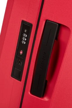 Maleta Cabina 55 Cm 4R Anclajes Samsonite Essens Rojo (Hibiscus Red) -Almacenamiento De Viaje 30603