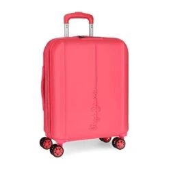 Maleta Cabina 55 Cm 4 Ruedas Rígida Pepe Jeans Glasgow Coral