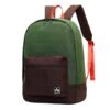 Mochila YLX Classic Kaki-Marrón ( Army Green + Dark Brown) -Almacenamiento De Viaje 31018