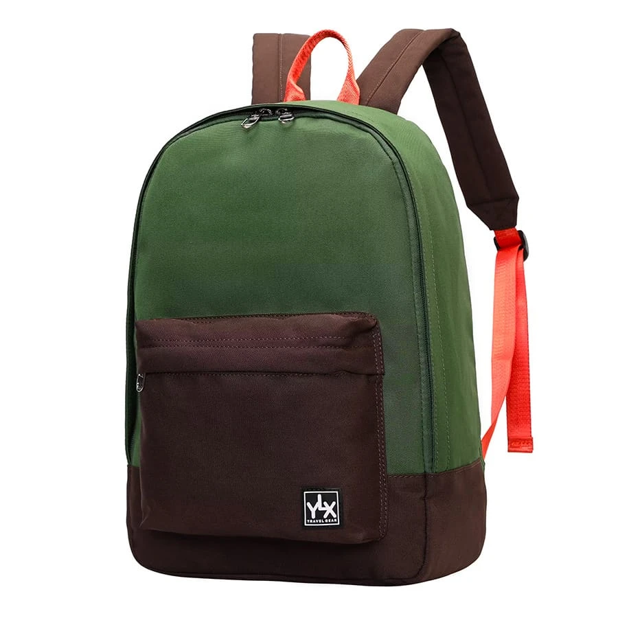 Mochila YLX Classic Kaki-Marrón ( Army Green + Dark Brown) 3 Mochila YLX Classic Kaki-Marrón ( Army Green + Dark Brown)