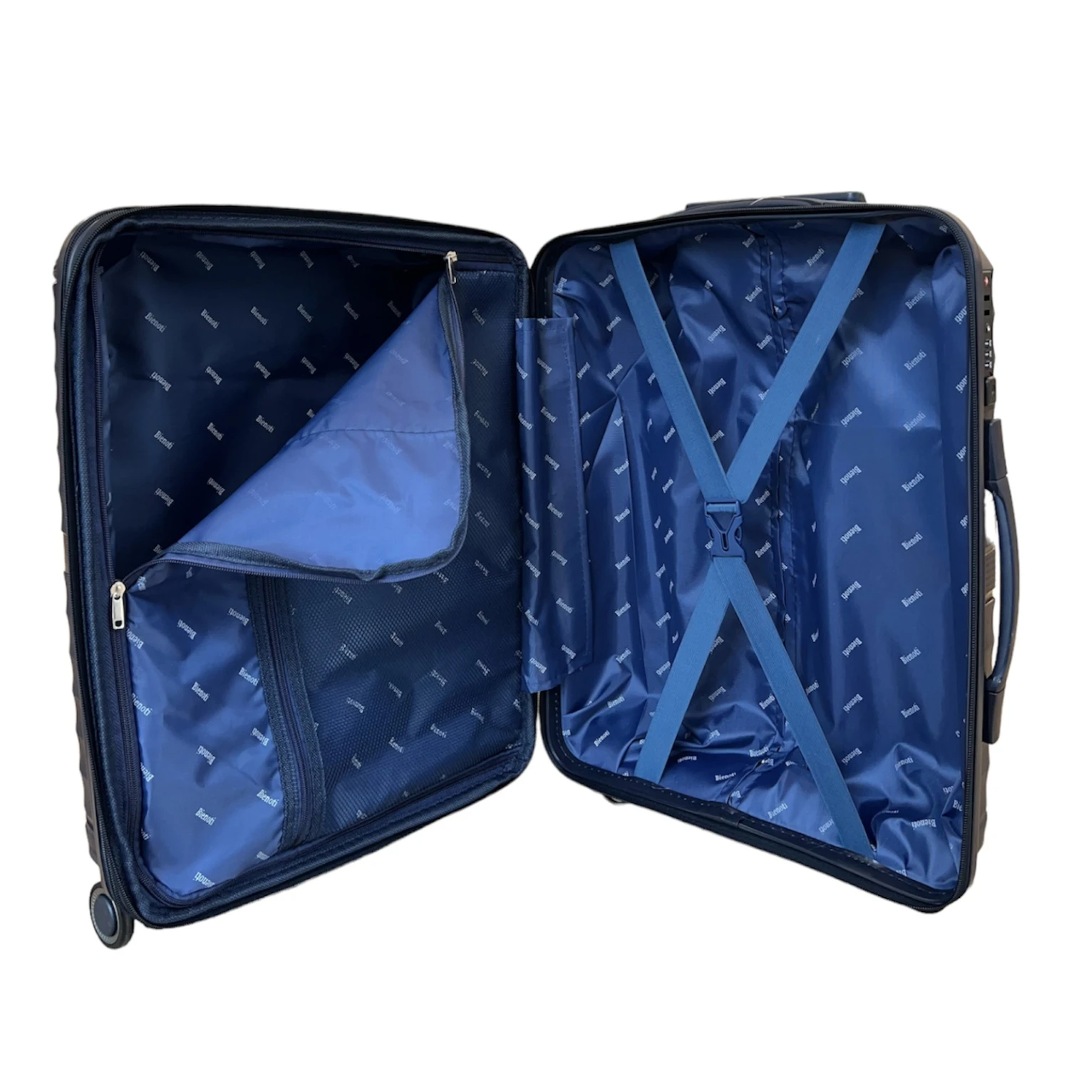 Maleta Cabina 4 Ruedas Rigida Exp Bienoti-EV 8095 Azul Oscuro (Navy) 7 Maleta Cabina 4 Ruedas Rigida Exp Bienoti-EV 8095 Azul Oscuro (Navy) - Imagen 5