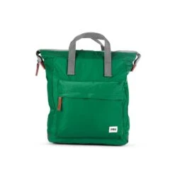 Mochila Roka London Bantry B Mediana Sostenible Nylon Verde (Emerald)