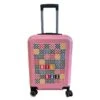 Maleta Cabina 55 Cm 4 Ruedas Rigida Baldosa De Bilbao Rosa-Negro 2 Maleta Cabina 55 Cm 4 Ruedas Rigida Baldosa De Bilbao Rosa-Negro -Almacenamiento De Viaje 31345