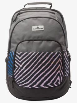 Mochila Escolar Quiksilver AQYBP03132-BRT6 1969 Special M Gris-Rayas Cebra