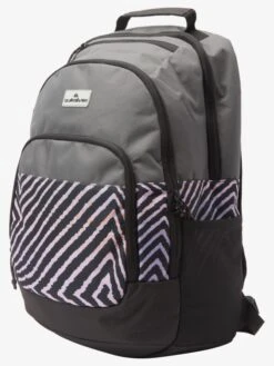 Mochila Escolar Quiksilver AQYBP03132-BRT6 1969 Special M Gris-Rayas Cebra -Almacenamiento De Viaje 31395
