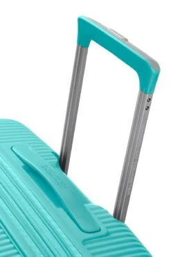 Maleta Grande 77 Cm Exp 4 R American Tourister Soundbox Turquesa (poolside -Almacenamiento De Viaje 31452