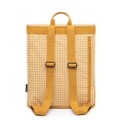Mochila Lefrik Handy Mini Cuadros Vichy Amarillo (Vichy Mustard) -Almacenamiento De Viaje 31633