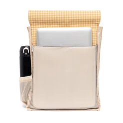 Mochila Lefrik Handy Mini Cuadros Vichy Amarillo (Vichy Mustard) -Almacenamiento De Viaje 31639