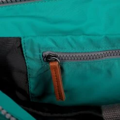 Mochila Roka London Bantry B Mediana Sostenible Nylon Verde (Cyan) -Almacenamiento De Viaje 32077
