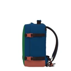 Mochila De Viaje Cabin Zero Classic 28 L Azul/Rojo (TROPICAL BLOCKS) -Almacenamiento De Viaje 32156