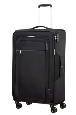 American Tourister Maleta Grande 79 Cm 4R Exp. A.T. Crosstrack Negro (Black-Grey) -Almacenamiento De Viaje 32243