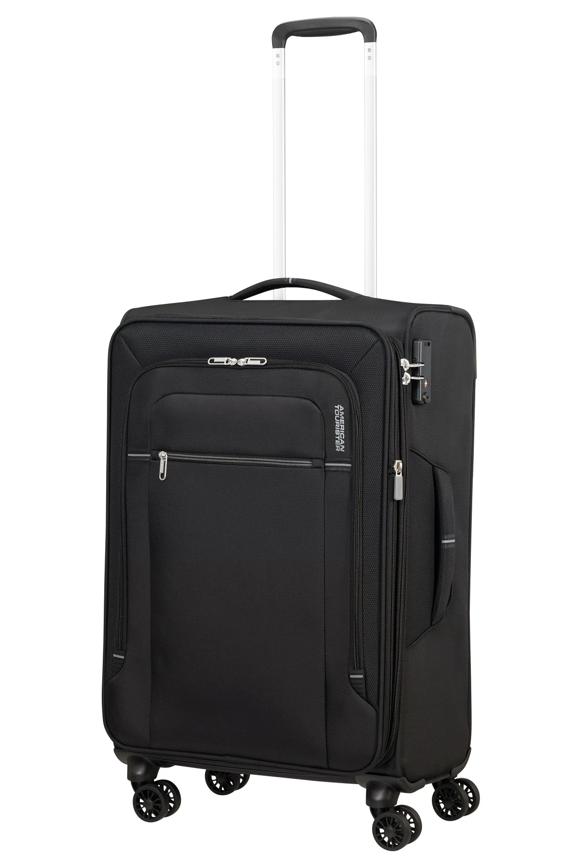 American Tourister Maleta Mediana 67 Cm 4R Exp. A.T. Crosstrack Negro (Black-Grey) 9 American Tourister Maleta Mediana 67 Cm 4R Exp. A.T. Crosstrack Negro (Black-Grey) - Imagen 7