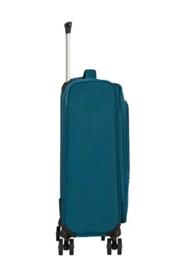 American Tourister Maleta Cabina 55 Cm 4R A.T. Crosstrack Azul (Navy-Orange) -Almacenamiento De Viaje 32259