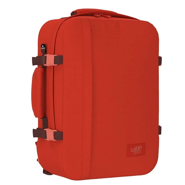 Mochila De Viaje Cabin Zero Classic 44 L.Naranja (Tomato Festival) 3 Mochila De Viaje Cabin Zero Classic 44 L.Naranja (Tomato Festival)