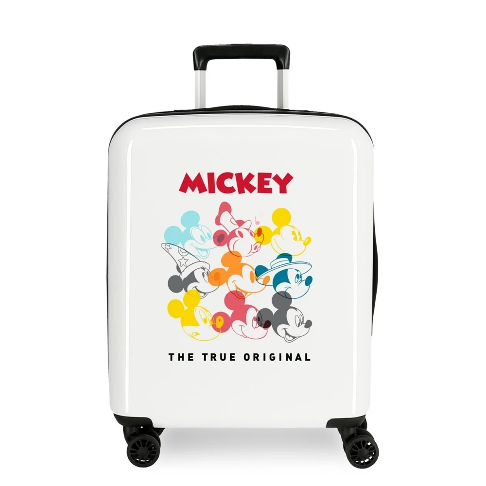 Disney Maleta De Cabina Mickey Magic Caras Beige Rígida 55cm 3 Disney Maleta De Cabina Mickey Magic Caras Beige Rígida 55cm