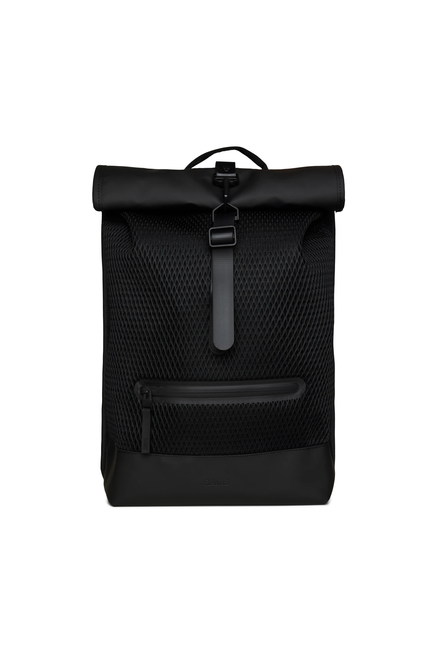Mochila Rains Rolltop Rucksack Mesh W3 Negro (Black) 3 Mochila Rains Rolltop Rucksack Mesh W3 Negro (Black)