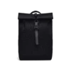 Mochila Rains Rolltop Rucksack Mesh Mini W3 Negro (Black) -Almacenamiento De Viaje 32647