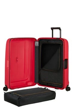 Maleta Grande 75 Cm 4R Anclajes Samsonite Essens Rojo (Hibiscus Red) -Almacenamiento De Viaje 32808