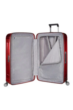 Maleta Trolley Samsonite Neopulse Grande 75 Cm 4 Ruedas Rojo Metalizado -Almacenamiento De Viaje 3878