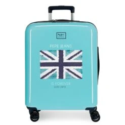 Maleta De Cabina 55 Cm 4 Ruedas Rigida Pepe Jeans Cuore