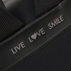 Mochila Pequeña Catch AXT03 Mandarina Duck Negra -Almacenamiento De Viaje 9236