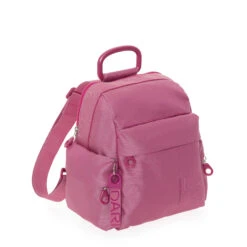 Mochila Pequeña MD20 QMTT1 Mandarina Duck Fucsia (Hot Pink) -Almacenamiento De Viaje 9481